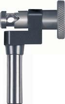 01840407 10 Long swivel holder, cylindrical shank with Ø 8 x 125 dovetail grip. Also with fine setting.