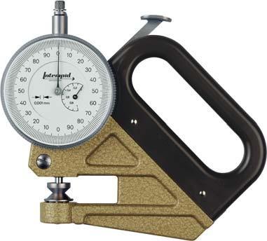 57 dial diameter 0,2 Non-interchangeable, retractable measuring inserts.