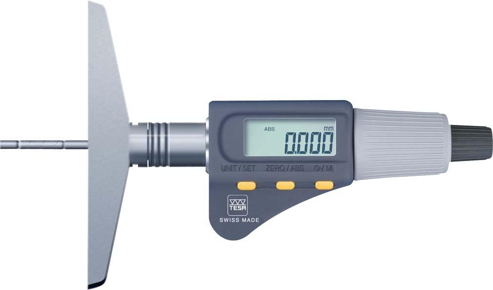 D EPTH M ICROMETERS DIN 863 T2 (Style T) 0,001 0.