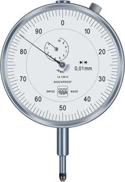 D IAL G AUGES Precision Dial Gauges 0,01 dial readout / 82 dial diameter EN ISO 463 Factory standard 0,01 19.2 19 2,3 19,2 ø10 9 ø82 15.