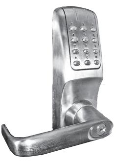 Heavyduty Keyless Locks MECHANICAL CRCODE101 Features For use with Rim & Vertical Exit Devices Heavy Duty Designed