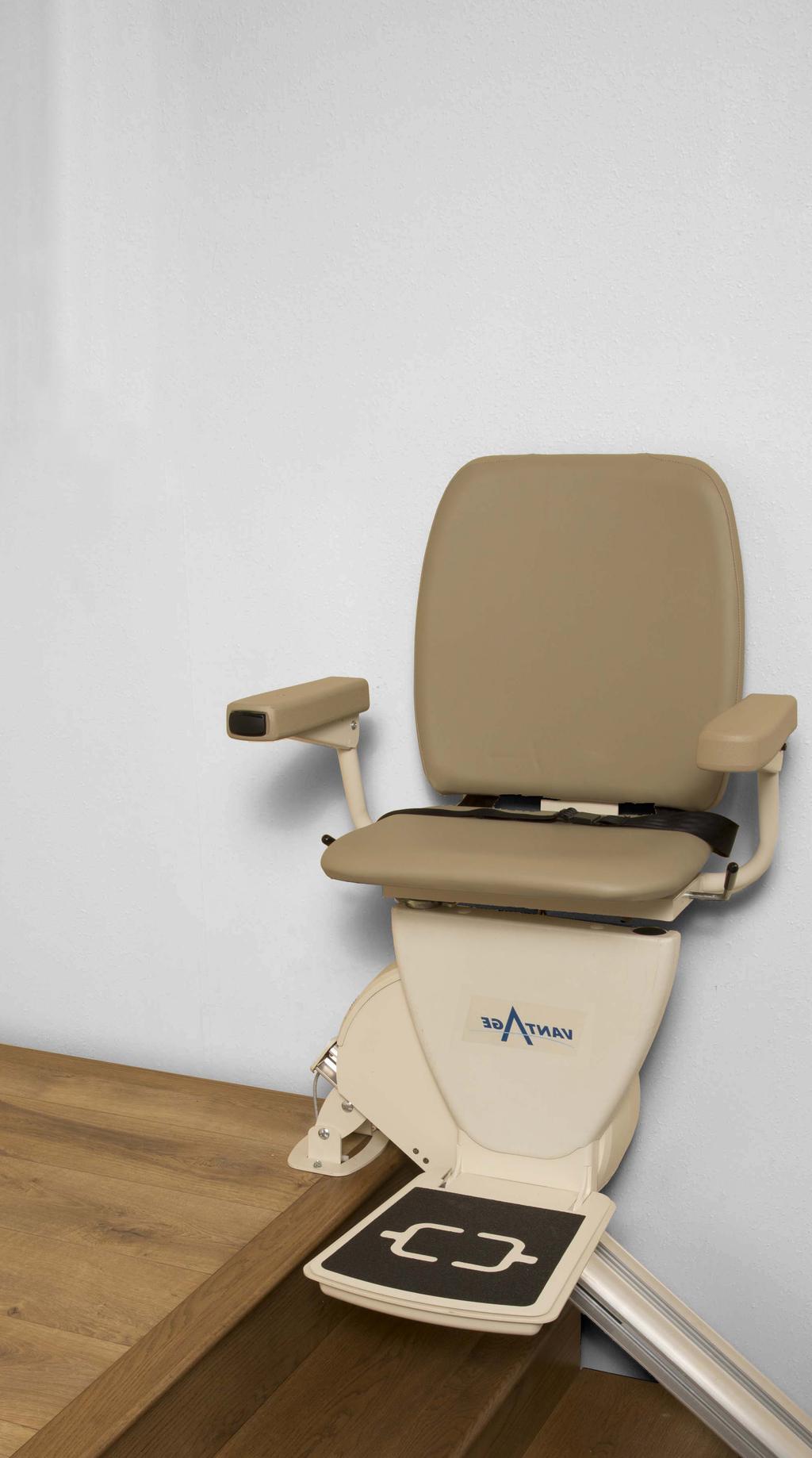 Cost Effective Value of a Vantage SL400 Comfortable The Vantage SL400 straight stair lift is a
