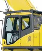 HYDRULIC EXCVTOR SFETY & MINTENNCE FETURES Safety features Rigid, safe operator s cab OPG top