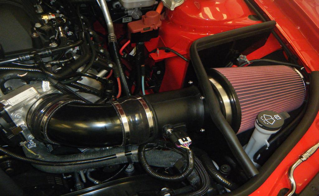 26. Re-install the engine cover. Installation of the Lingenfelter Camaro ZL1 air intake kit is now complete.
