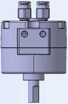 Rotary Actuator/Vane Type Series Shaft type variations Six shaft options available ( The figures below show size 3