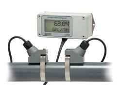Digital flow rate and total flow indication In-field compensation for application specific fluid parameters eliminates the need for