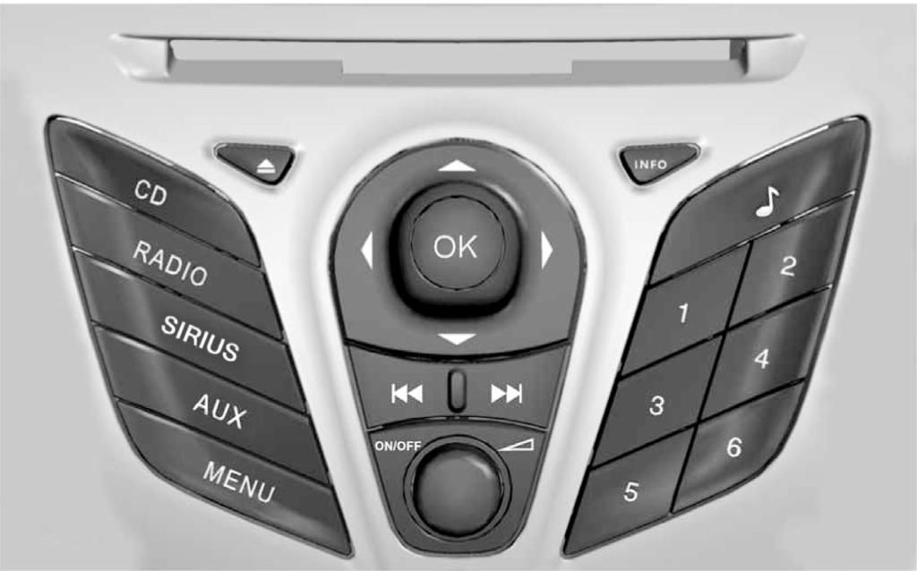 Entertainment Systems AUDIO SYSTEMS AM/FM stereo or AM/FM stereo single CD/MP3 (if equipped) 14 15 1 2 3 13 4 12 11 10 5 9 7 8 6 WARNING: Driving while distracted can result in loss of vehicle