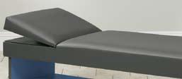 base&headrestsections Built-in,non-adjustablewedgeheadrest Easy-cleanlaminatelegsinNatural,CherryorGray Paperdispenser