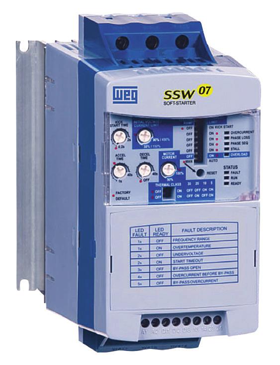 General Information CFW10 CFW100 CFW08 CFW500 CFW700 CFW701 CFW11 EDP11 CFW11M SSW05 SSW06 GPH2 TPH2 are static starting devices, designed for the acceleration, deceleration and protection of the