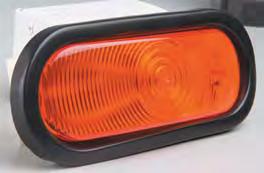 oval mount Sold individually Model SML-200 99036 12V 21W Tail/Turn Lamp Amber Rubber Grommet Available in LED - call for