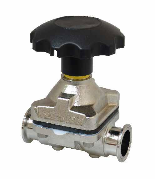 Castings are solution annealed to provide a sanitary and clean outside finish. Available in sizes 1-1/2 through 4 with either clamp or butt weld end connections.