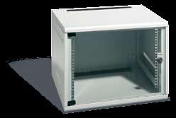 III. NT Box Wall Cabinets NT Box Economical and easy to assemble High-grade steel housing (Light grey RAL 7035) complete with basic equipment Optimum accessibility for fast installation: once the