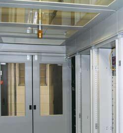 Cold Section for mastering the two biggest challenges in data centres Avoiding so-called air short circuits (warm and cold air mixing together) Preventing high losses of cold air Arguments Economical