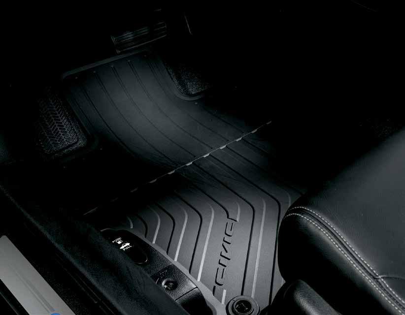 ALL-SEASON FLOOR MATS Includes custom-fit front and rear mats with high edges and deep water-retaining ridges for maximum protection Preserves your vehicle s carpet; specially designed to trap