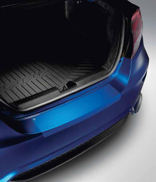 corrosion Cannot be applied with the Rear underbody spoiler.