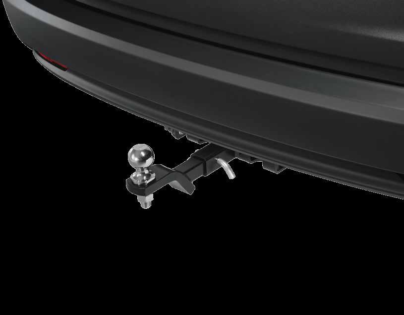 TOWING PACKAGE Receiver-style hitch accommodates a variety of trailer coupler designs Class I Trailer Hitch mounts directly to the frame of your Honda for optimum performance, strength and durability