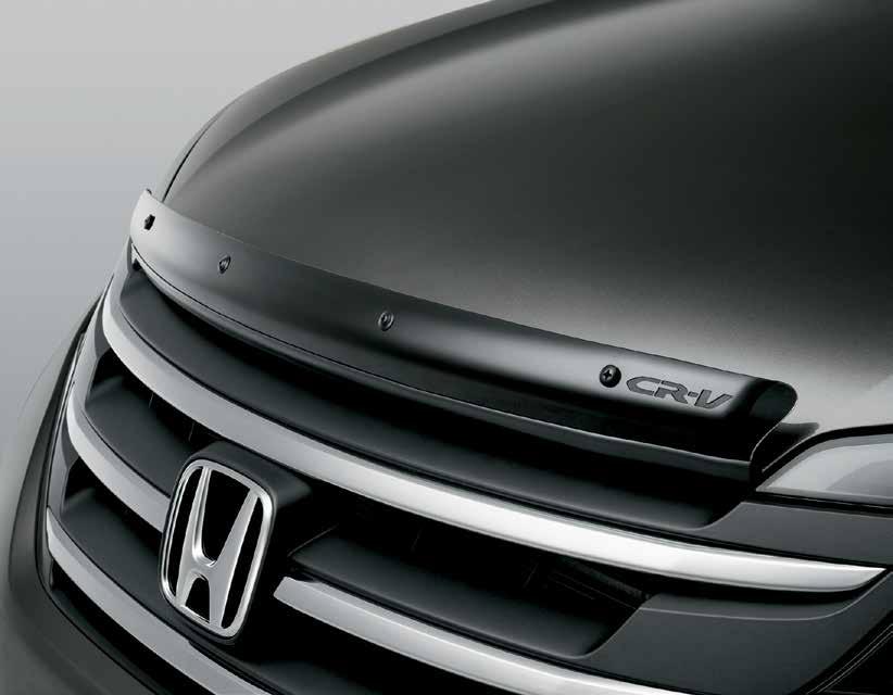 Storage bag included HOOD EDGE DEFLECTOR Honda-manufactured components ensure a perfect fit and finish Redirects dirt, insects and minor road debris to help keep the windshield