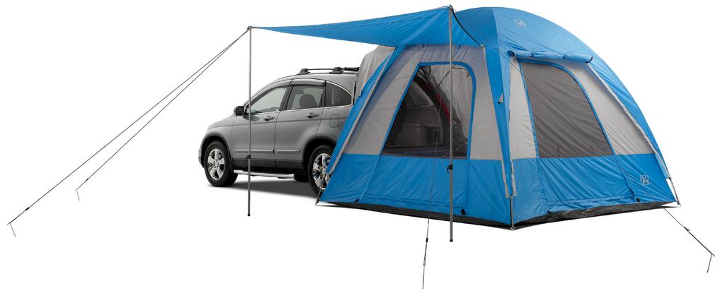 2014 CR-V EXTERIOR ACCESSORIES TENT Turns your Honda into a durable camping system Attaches to the rear hatch,