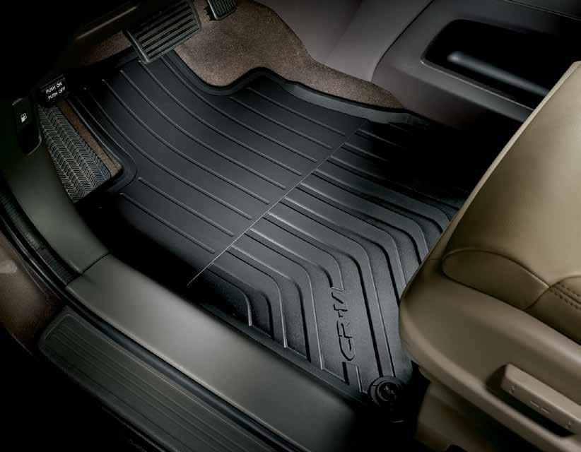 ALL-SEASON FLOOR MATS Includes custom-fit front and rear mats for maximum carpet protection Preserves your vehicle s carpet; specially designed to trap sand, salt and