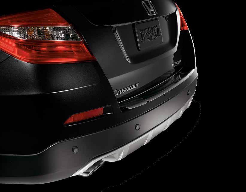 2014 CROSSTOUR EXTERIOR ACCESSORIES REAR BACK-UP SENSORS When reversing at slow speeds, sensors in the rear bumper emit audible sounds to warn of a person or object in the path of your Honda Sensor