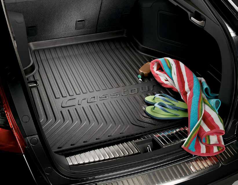 uninstall Available in black CARGO TRAY Protects against inevitable spills and wear Molded to fit perfectly into the