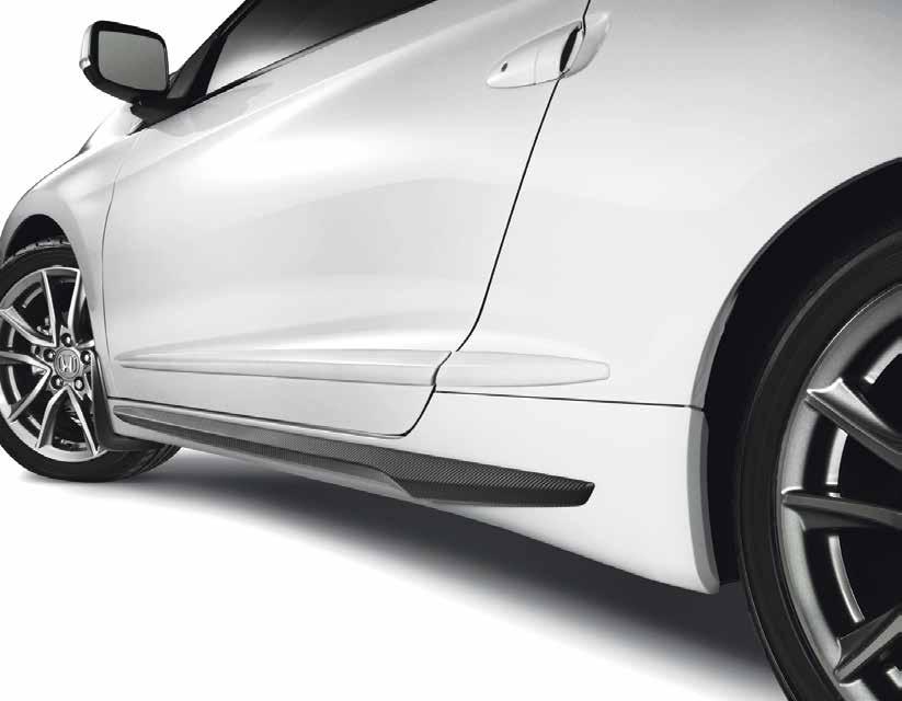 2014 CR-Z EXTERIOR ACCESSORIES BODY SIDE MOLDING Accentuates the vehicle s styling