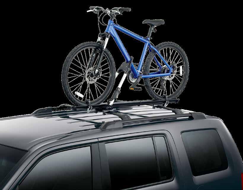 2015 PILOT EXTERIOR ACCESSORIES ROOF RACK, BIKE ATTACHMENT Allows for safe transport of your bike
