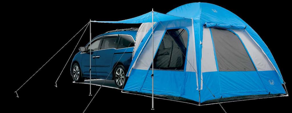 2015 ODYSSEY EXTERIOR ACCESSORIES TENT Turns your Honda into a durable camping system Attaches to the rear