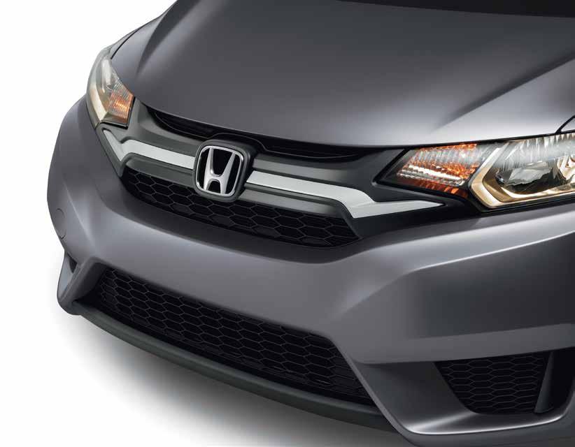2015 FIT EXTERIOR ACCESSORIES FRONT GRILLE Enhances the front-end styling of