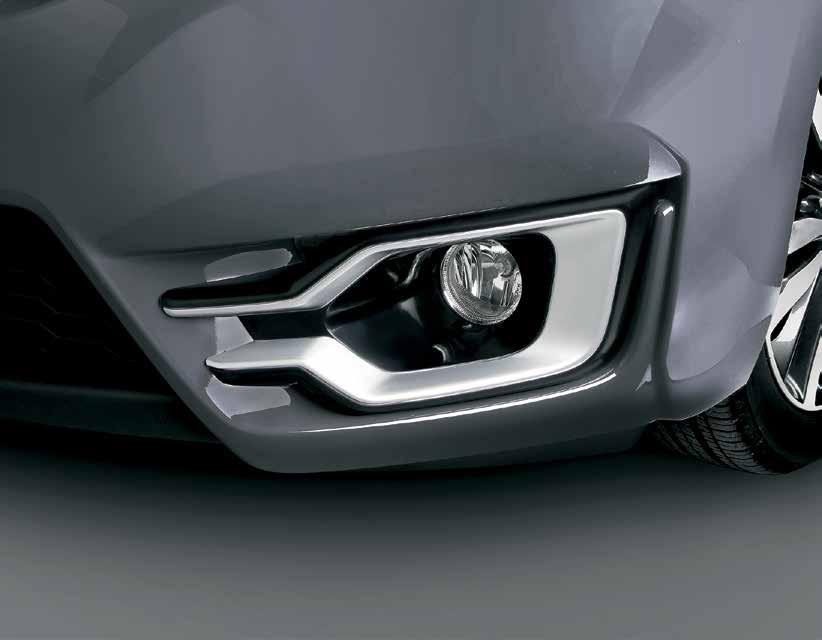 cutting enhancing reliability FOG LIGHT GARNISH Enhances the front-end styling of your new vehicle Use in conjunction with the Front Grille