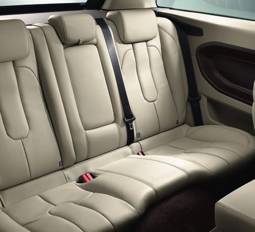 INTERIOR REAR SEAT OPTIONS Bench seat Sports orientated twin seats* STEP 5 CHOOSE YOUR INTERIOR Range