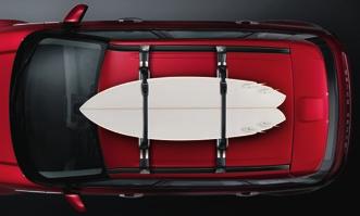 Features lockable straps and rubber supports to maintain optimum weight distribution whilst protecting the kayak and vehicle from scratches/scuffs. Load capacity 45kg.