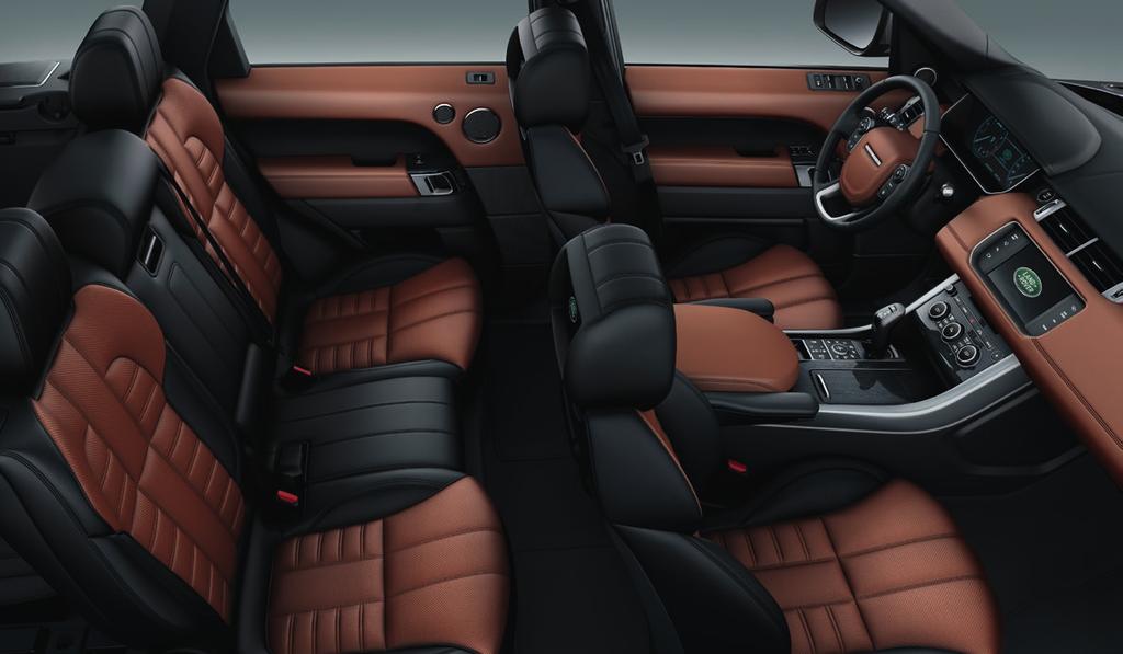 STEP 5 CHOOSE YOUR INTERIOR CHOICES Ebony / Tan (available on Supercharged with Dynamic Package and Autobiography only)