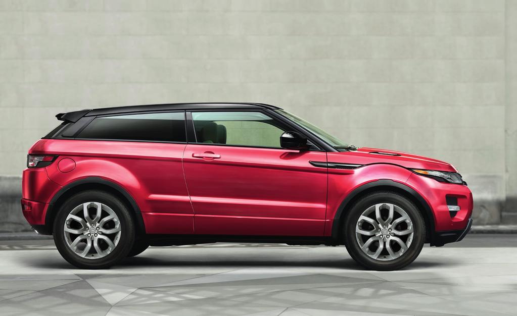 STEP 1 CHOOSE YOUR MODEL BODY STYLE Range Rover Evoque Coupe Available on Pure Plus, Pure Premium