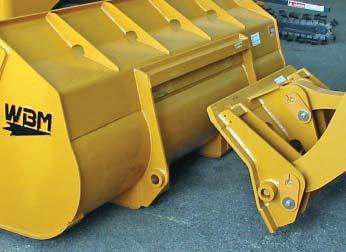 WHEEL LOADER ATTACHMENTS KWIK-A-TACH (WLKAT) SERIES MASTER HITCH WBM s Wheel Loader Kwik-a-Tach (WLKAT) Series Master Hitch has an innovative design that increases the versatility of the Wheel Loader.