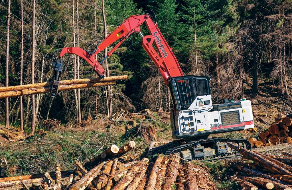Purpose-Built For The Work You Do Link-Belt Forestry machines are designed and built with you in mind.