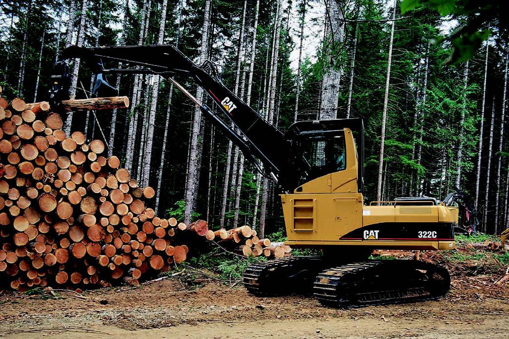 Attachments Forest Machines are designed for flexibility to help bring higher production and efficiency to your jobs. Heel-Boom Grapples.