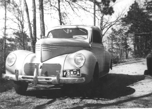 FDR s Last Personal Automobiles In the spring of 1938, as new Ford