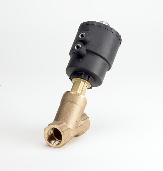 AV210 Bronze valve body, NC ISO thread connection PTFE seal material y In accordance with: - ow Voltage Directive 2014/35/EU Mounting: Bi-directional Closing against or closing with the flow