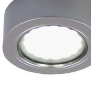 5/8 (16 mm) 2 1/8 (54 mm) Light 101121170 cool white stainless 101122170 warm white stainless Includes trim ring for surface