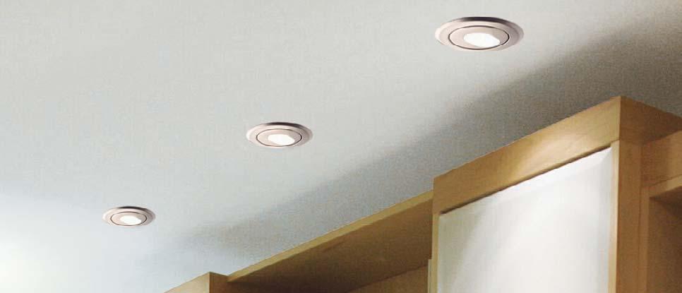 kitchens, living rooms, hallways, or anywhere directional lighting is required.