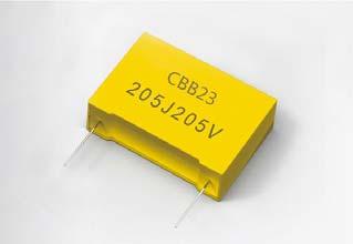 Metallized Polypropylene Film Capacitor Box Type, CBB23 S15 Metallized Polypropylene Film, Non-inductive, wound structure.