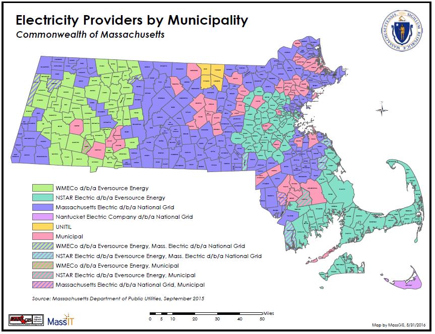 Page 5 of 16 As shown above, Eversource serves Boston and its densely-populated suburbs, meaning many of the state s commercial/industrial customers pay Eversource s highest demand charge rates.