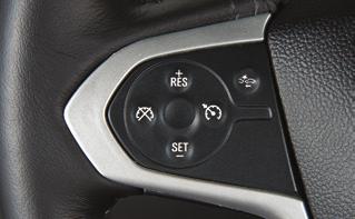 CRUISE CONTROLF SETTING CRUISE CONTROL 1. Press the On/Off button. The Cruise Control symbol will illuminate in white on the instrument cluster. 2.