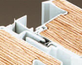 ** A thermal barrier reduces conductive heat loss and checks condensation on the inside.