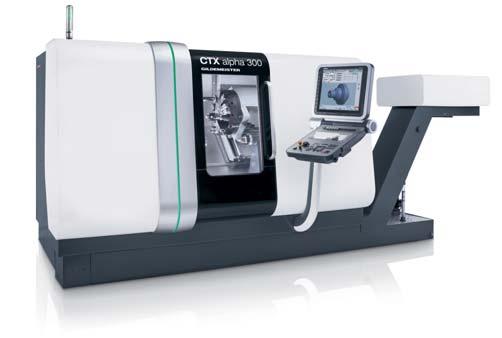 CTX Turret Series Machine and Technology CTX 2-axis universal turning of work pieces up to ø 700 mm and 3 m long. _ Fast chip-to-chip times through with the quick turret indexing (30, 0.4 sec.