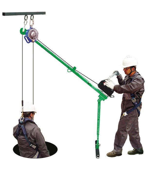 3M DBI-SALA Pole Hoist System & Accessories The 3M DBI-SALA Pole Hoist attaches with a carabiner on the universal bracket to a suitable anchor point, allowing you to work in any direction from any
