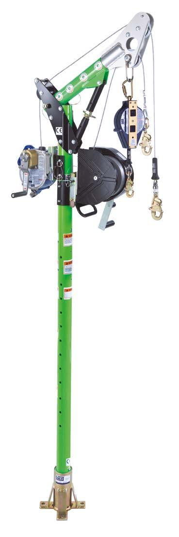 3M DBI-SALA Digital Winches Man Rated For raising, lowering or supporting personnel. Working load 204 kg (450 lbs). Designed specifically for confined space entry/retrieval.