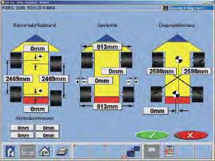 This is the basis for the special Pro32 software to calculate the exact vehicle alignment data.