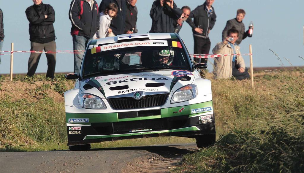 IRC GEKO YPRES RALLY: HÄNNINEN TOPS TIMES TEN Words: Handbrakes & Hairpins Pictures: IRC Media Juho Hänninen has underlined his status as the most successful driver in the six-year history of the